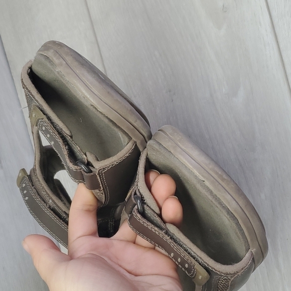 Clarks Women Outdoor Comfort Motion Thorn  Sandals Hook&loop shoes sz 10M - Picture 5 of 11